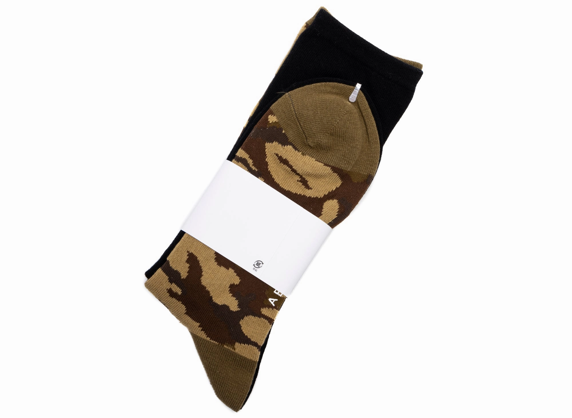 A Bathing Ape 1st Shark Socks in Black