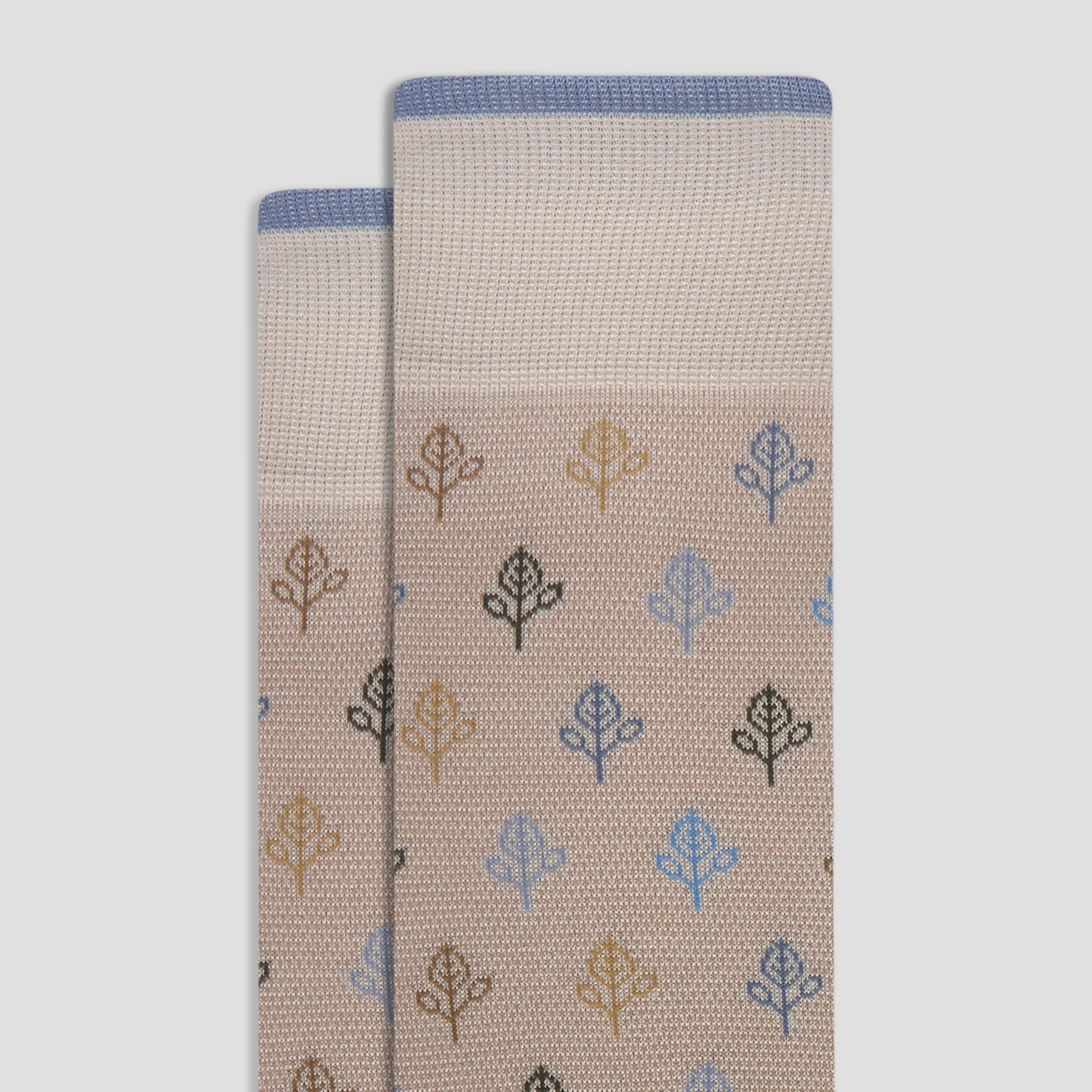 Abstract Mid-Calf Socks