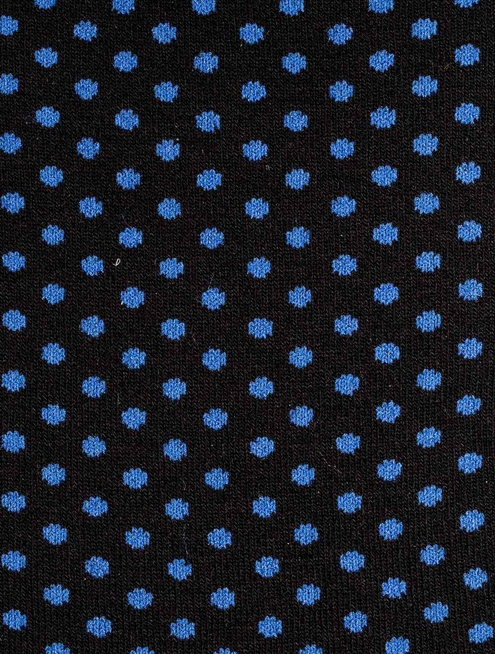 Bamboo Dotted Print Socks Navy/blue