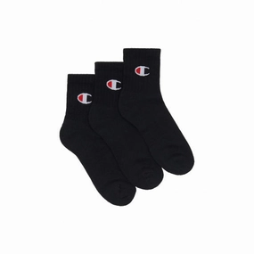 Champion 3pk C Logo Sport QTR Crew Socks