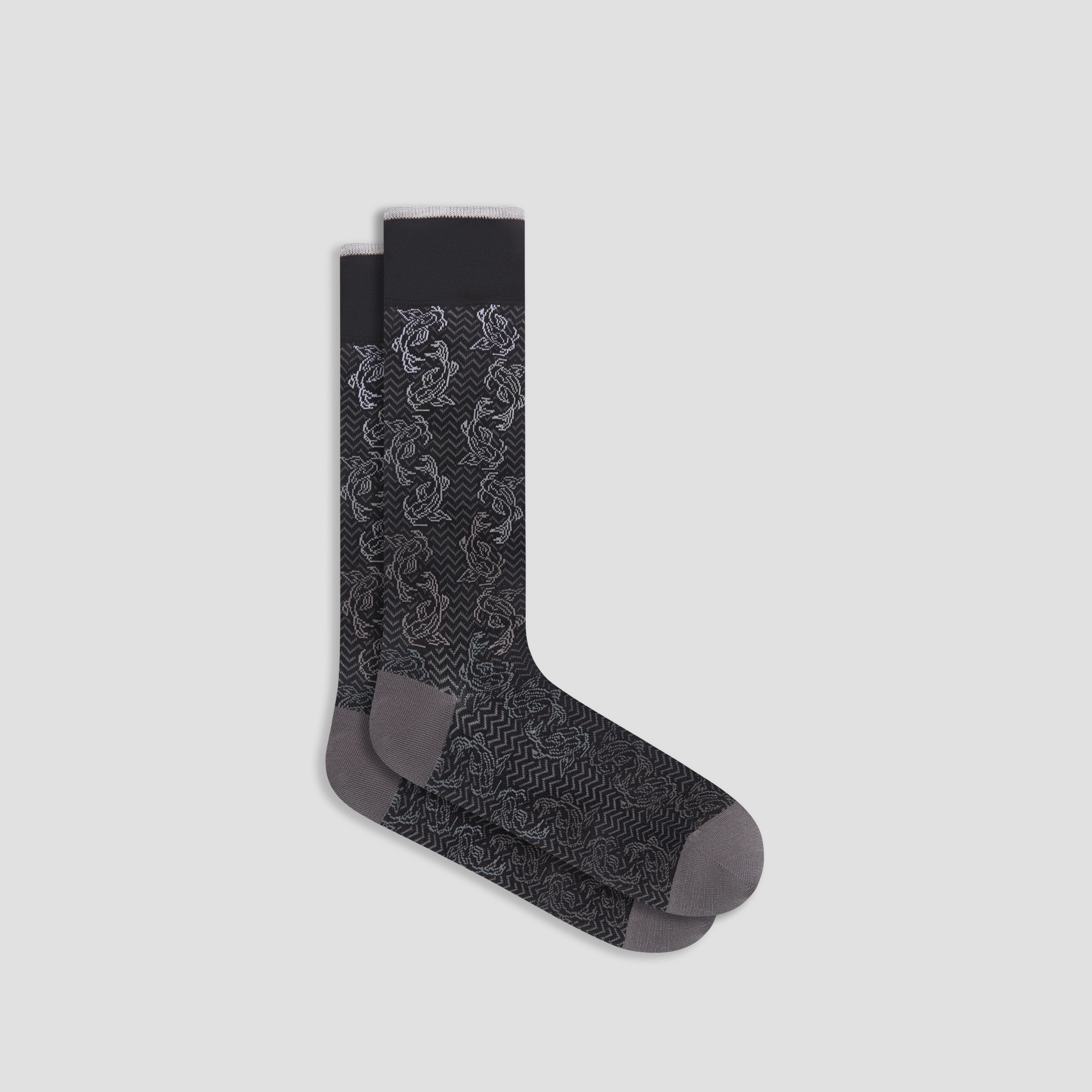 Chevron Abstract Mid-Calf Socks