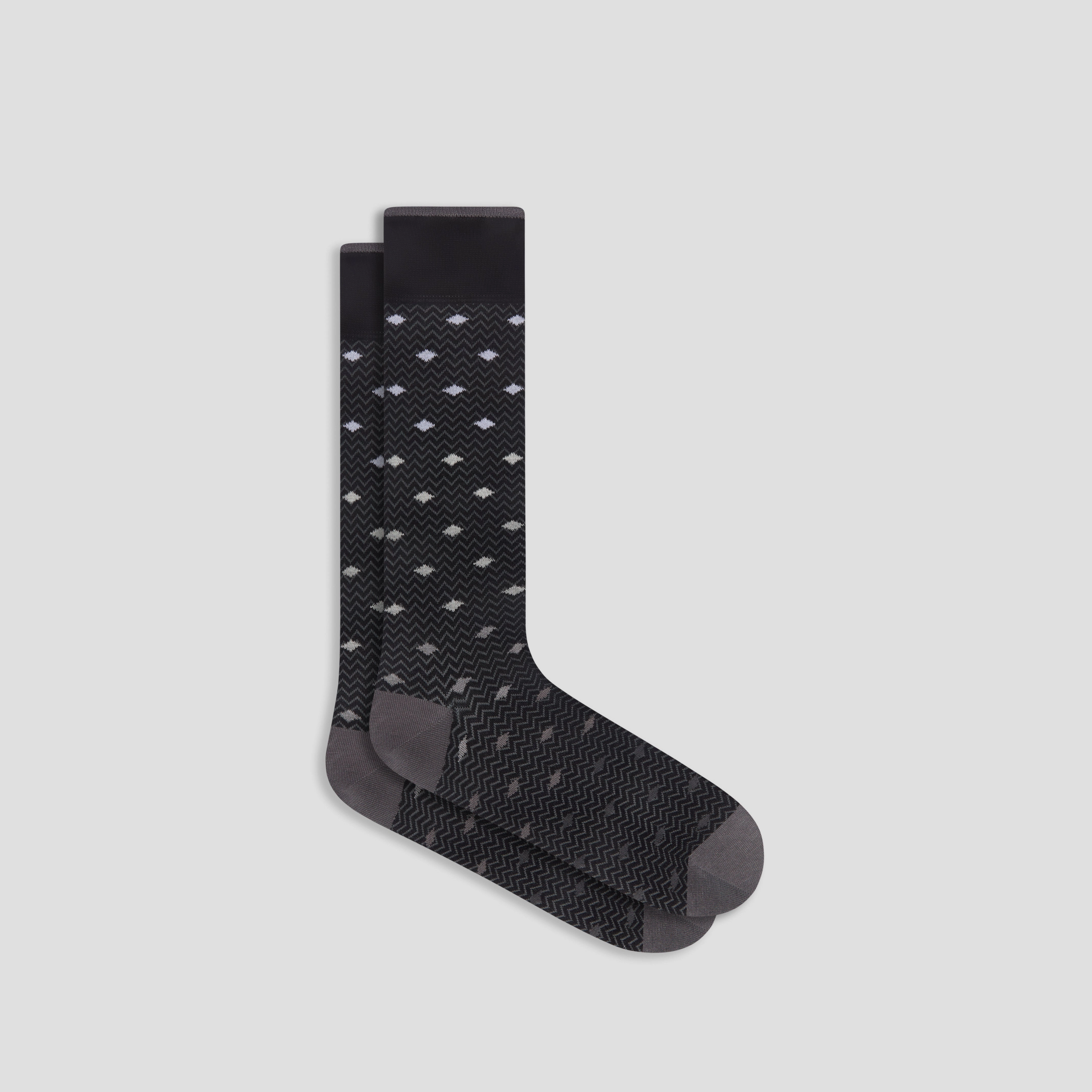 Chevron Geometric Mid-Calf Socks