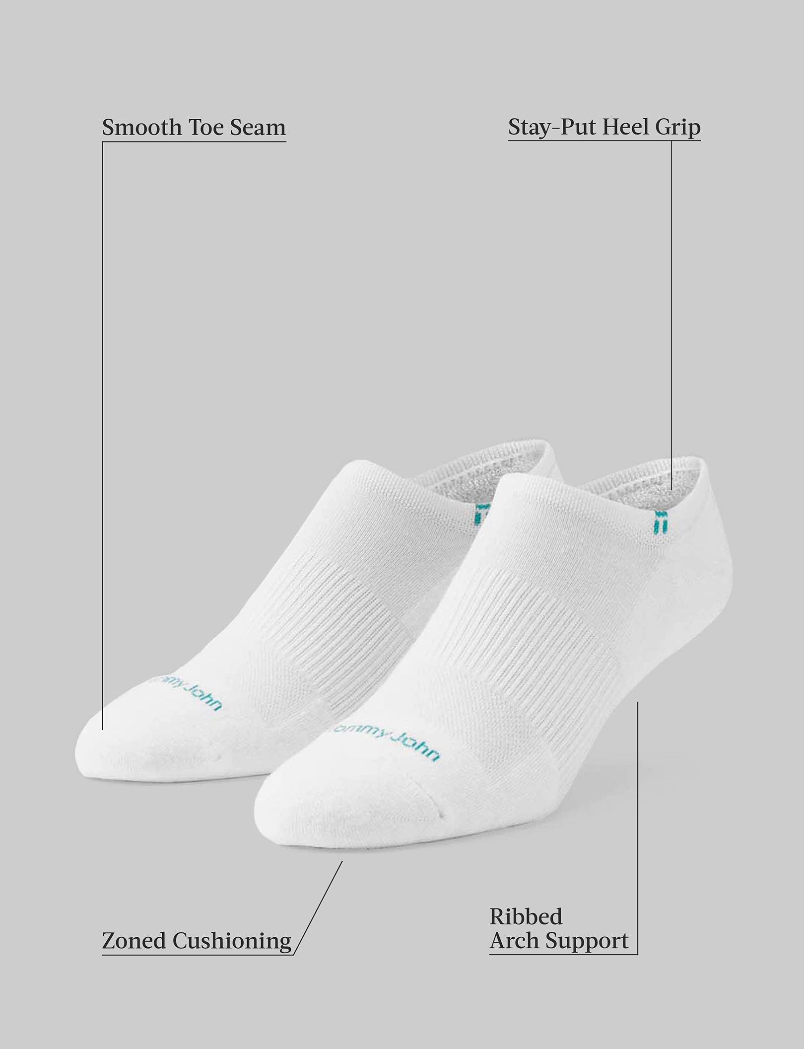 Cushioned No Show Sock (3-Pack)