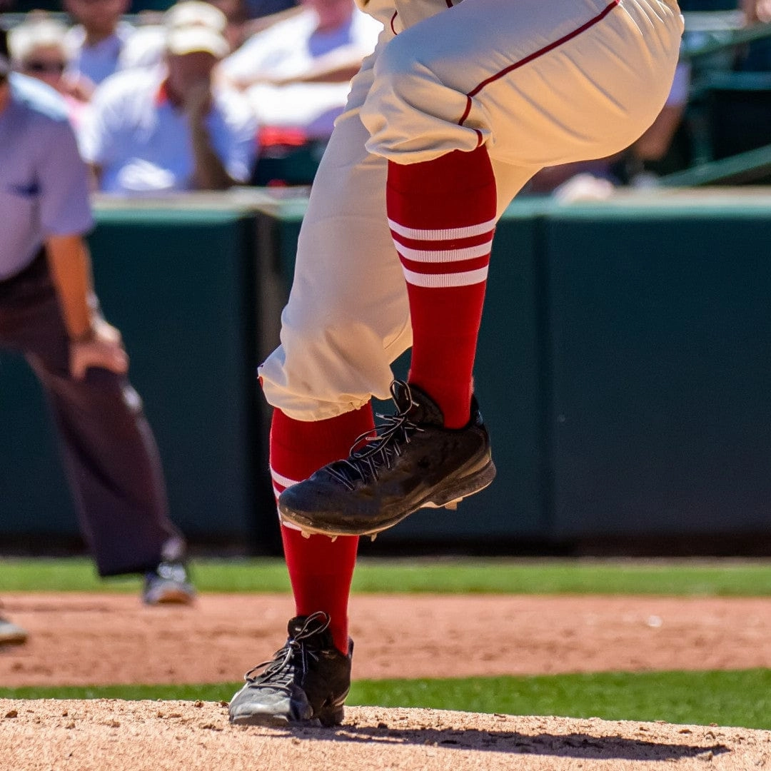Custom Dugout Striped Baseball Socks - Pattern D