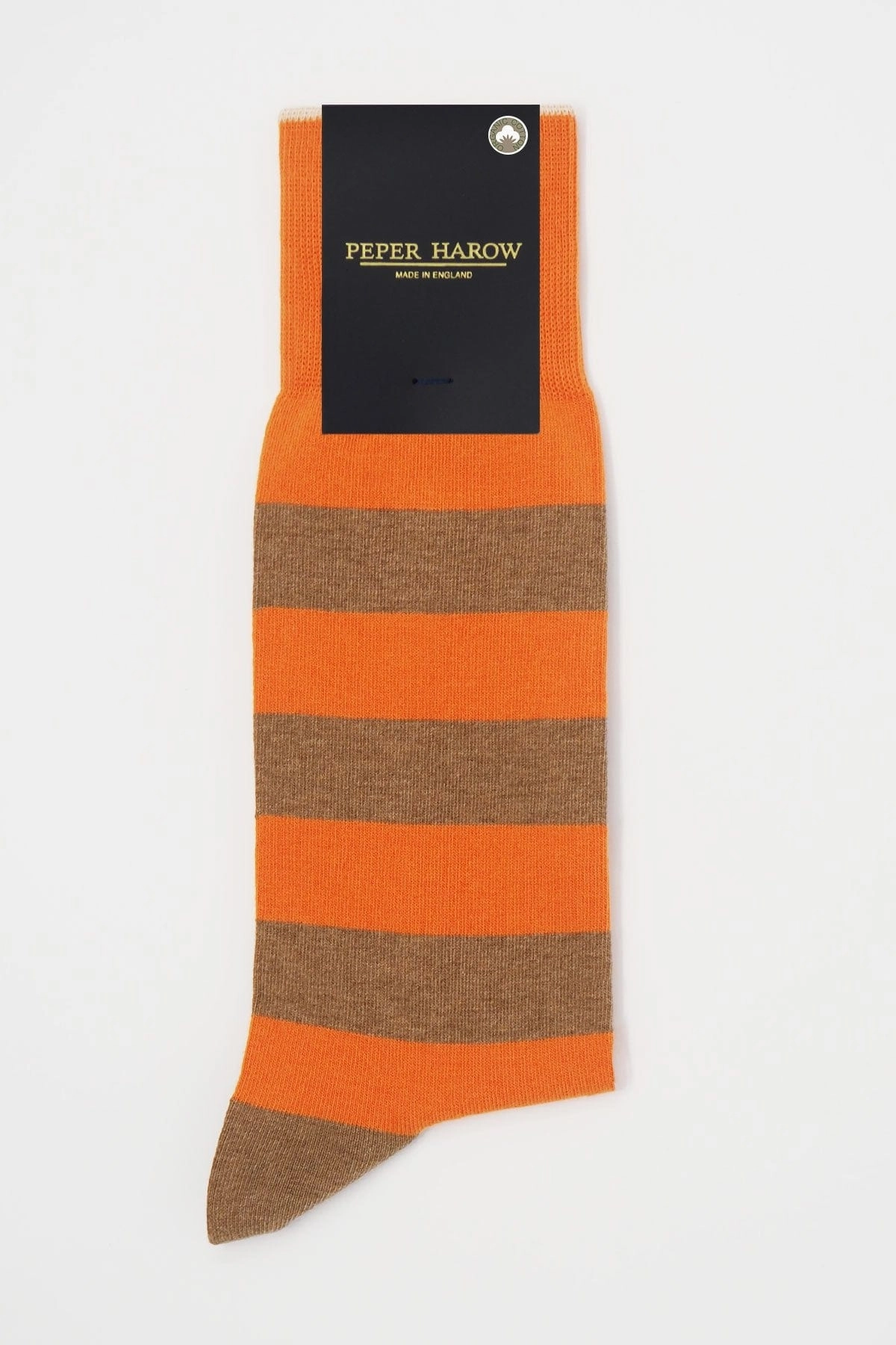 Equilibrium Men's Organic Cotton Socks | Orange