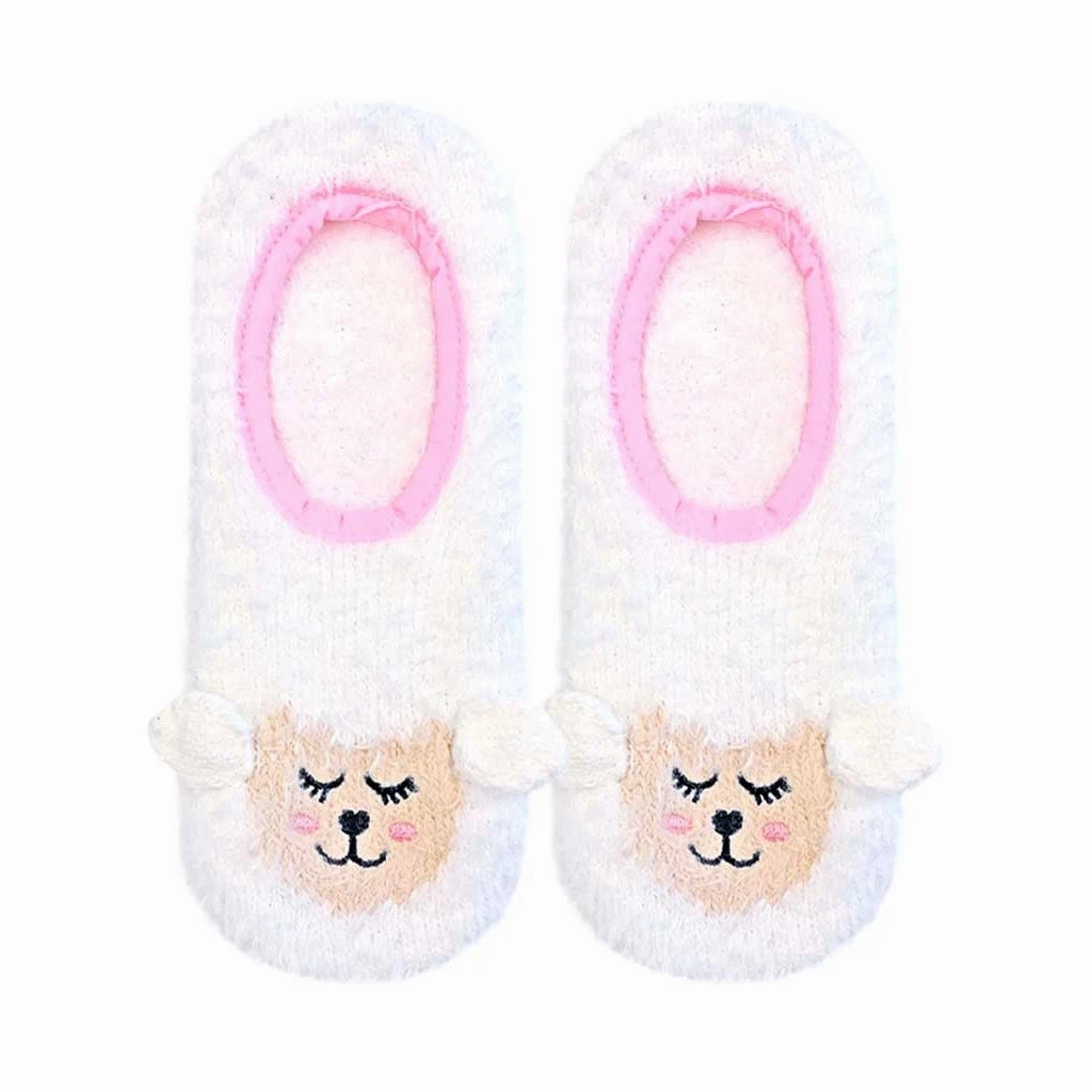 Fuzzy Lamb Non-Skid Slipper