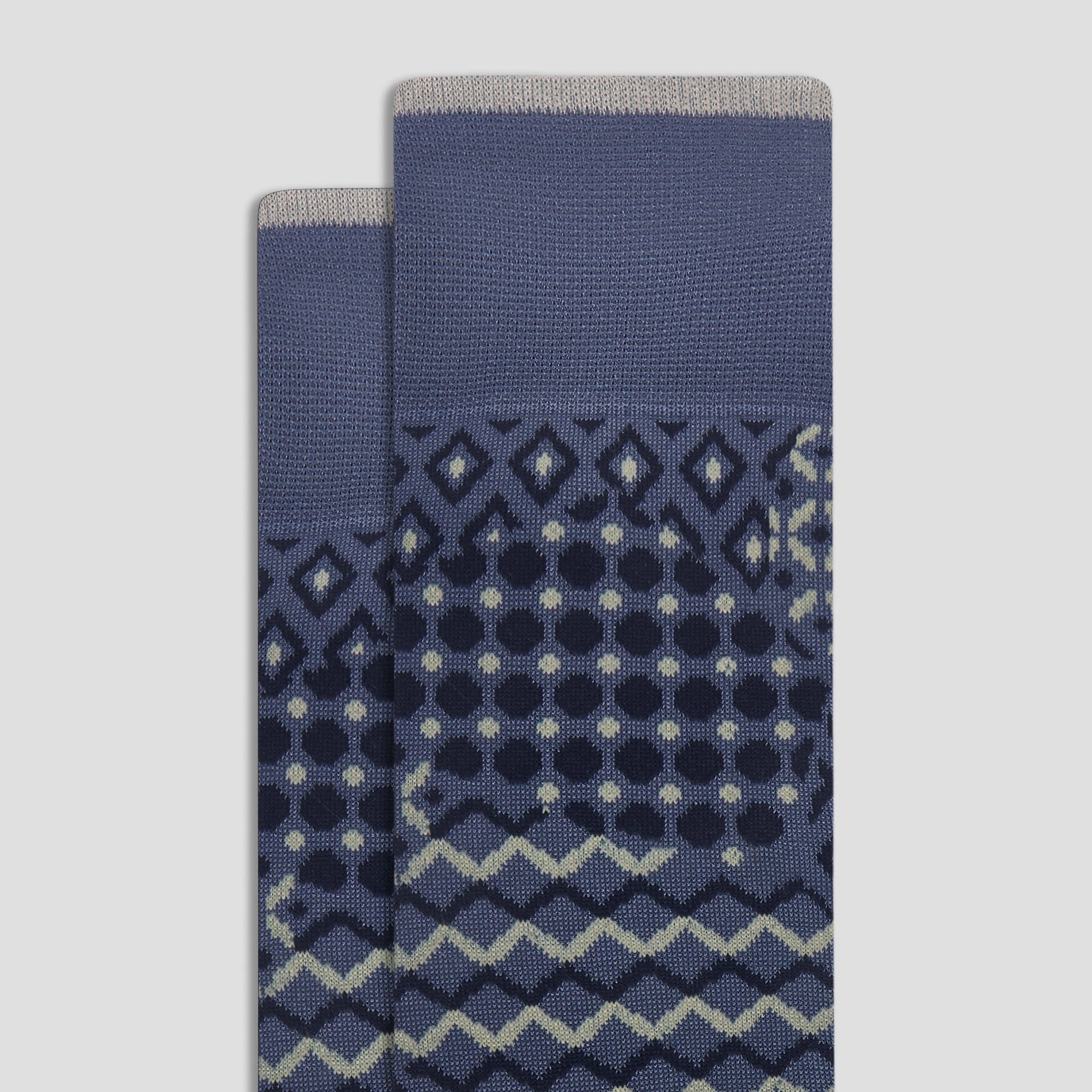 Geometric Mid-Calf Socks
