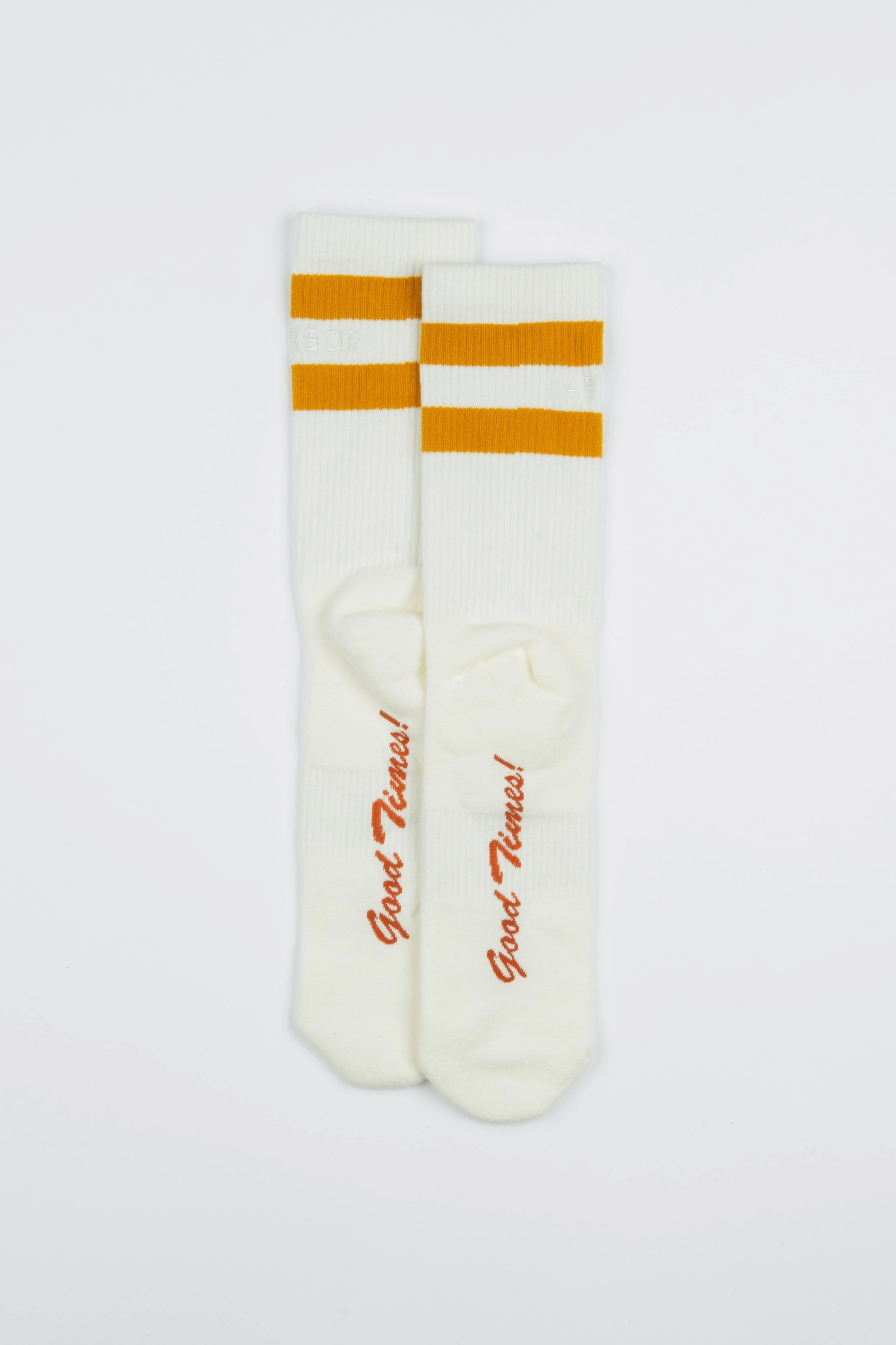 Good Times Vintage Stripes Socks - Mustard