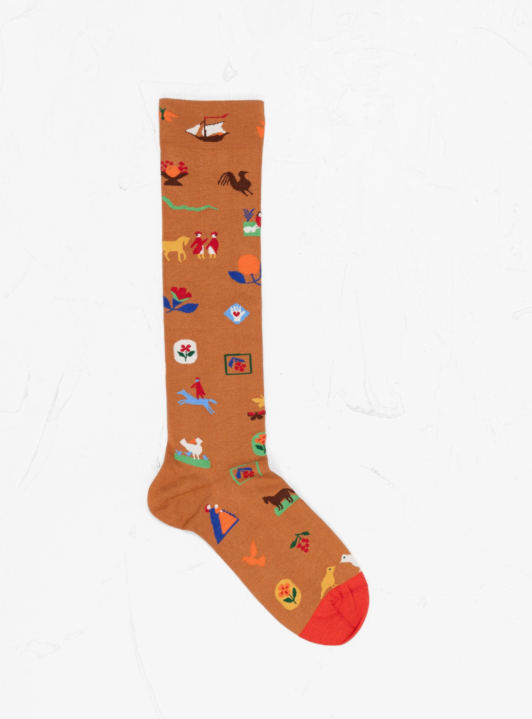 Knee High Socks Sowing Caramel