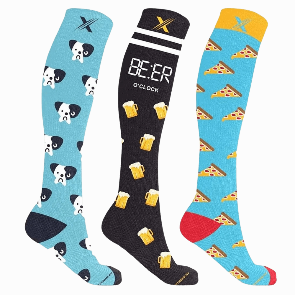 Lazy Weekend (3-pairs) Compression Socks