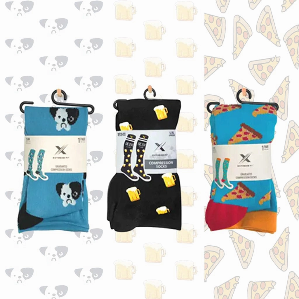 Lazy Weekend (3-pairs) Compression Socks