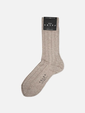 Lhasa Rib Socks Beige