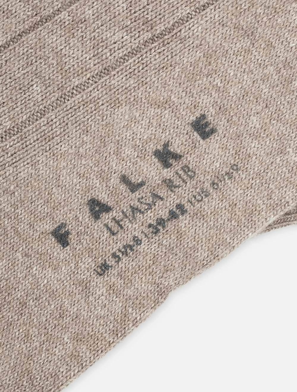 Lhasa Rib Socks Beige