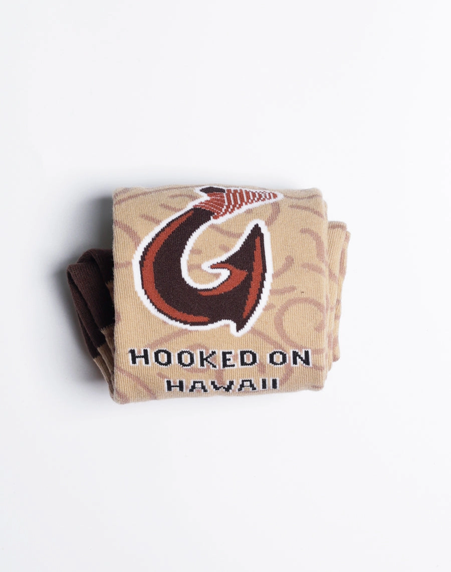 Men's Hooked on Hawaii Crew Socks