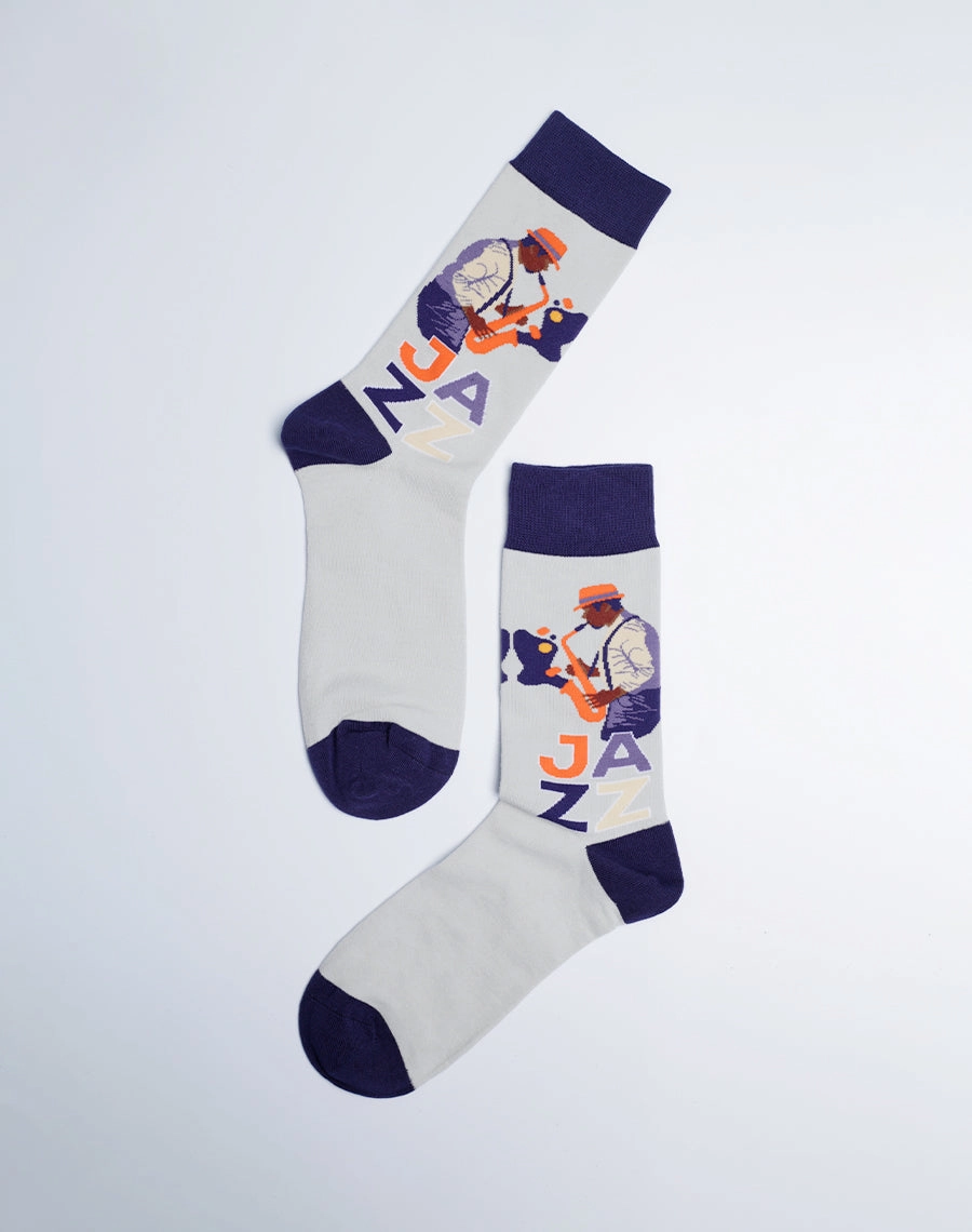 Men's Jazz Musician Crew Socks