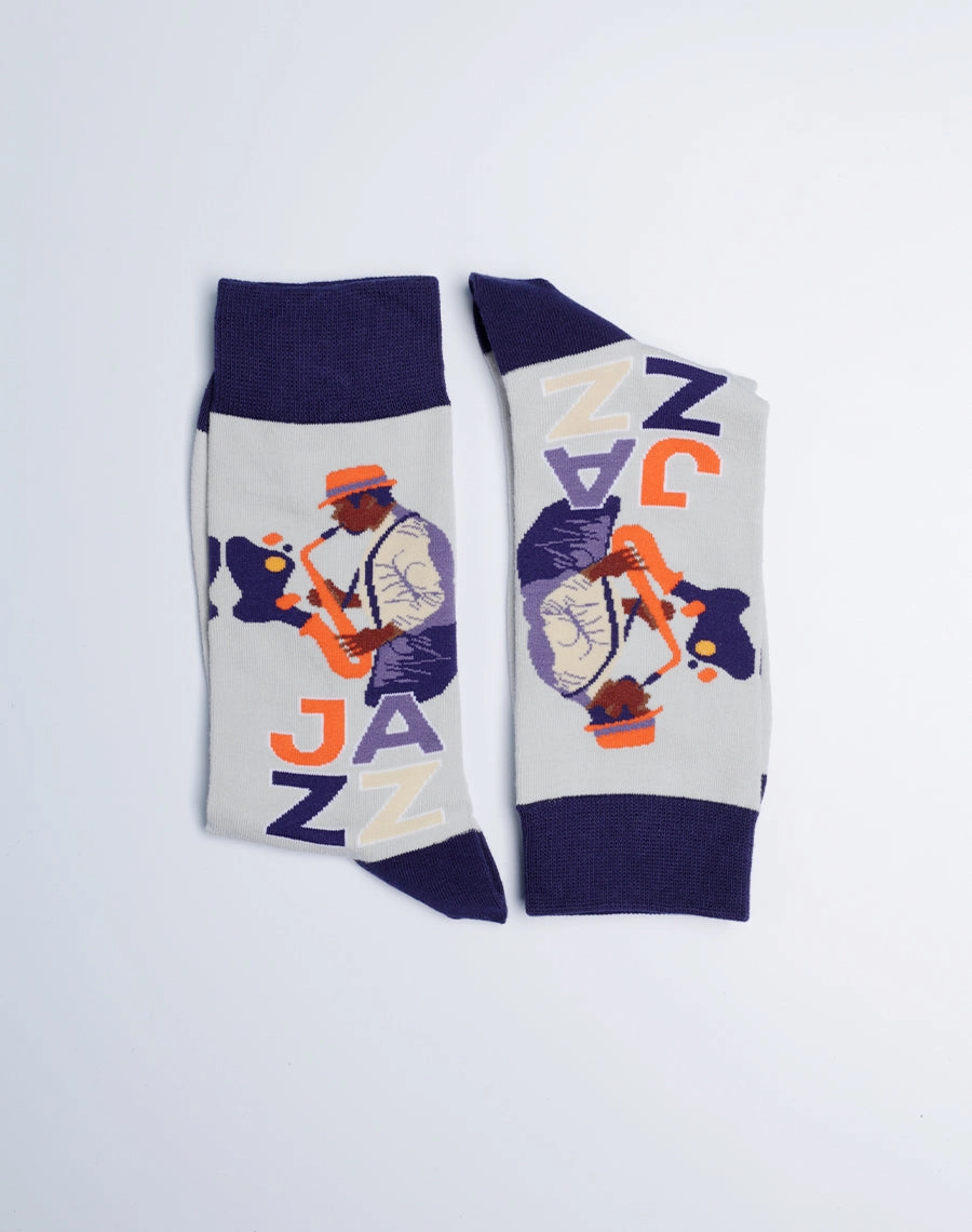 Men's Jazz Musician Crew Socks