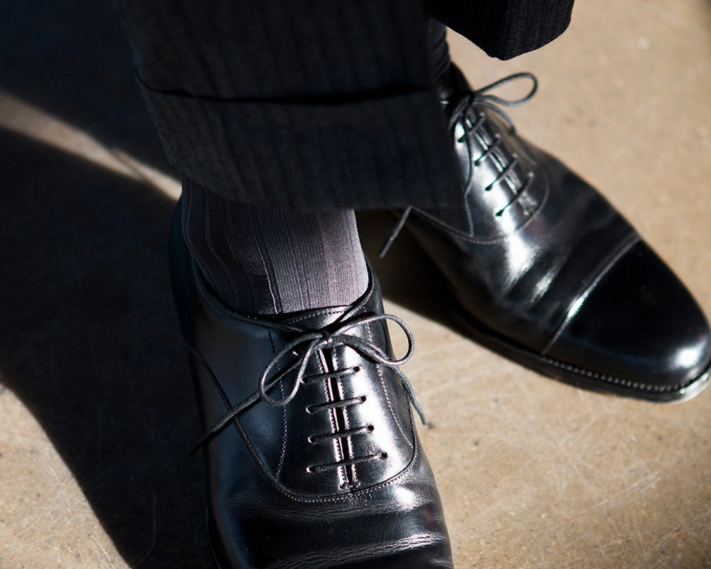 Men's Ribbed Socks - Periscope