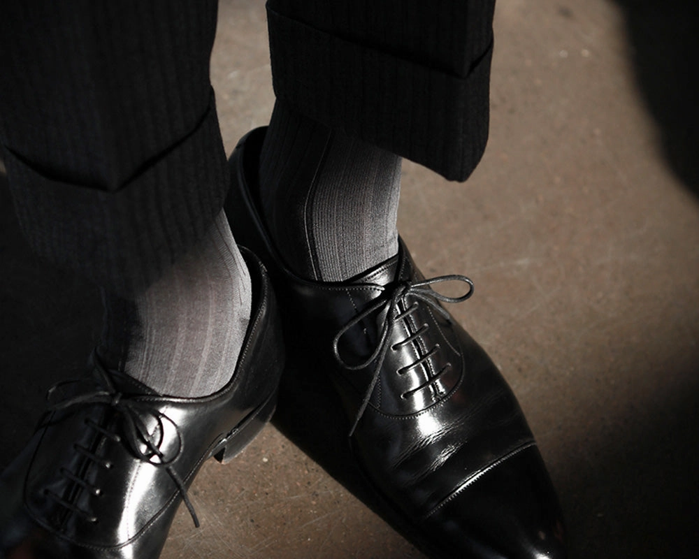 Men's Ribbed Socks - Periscope