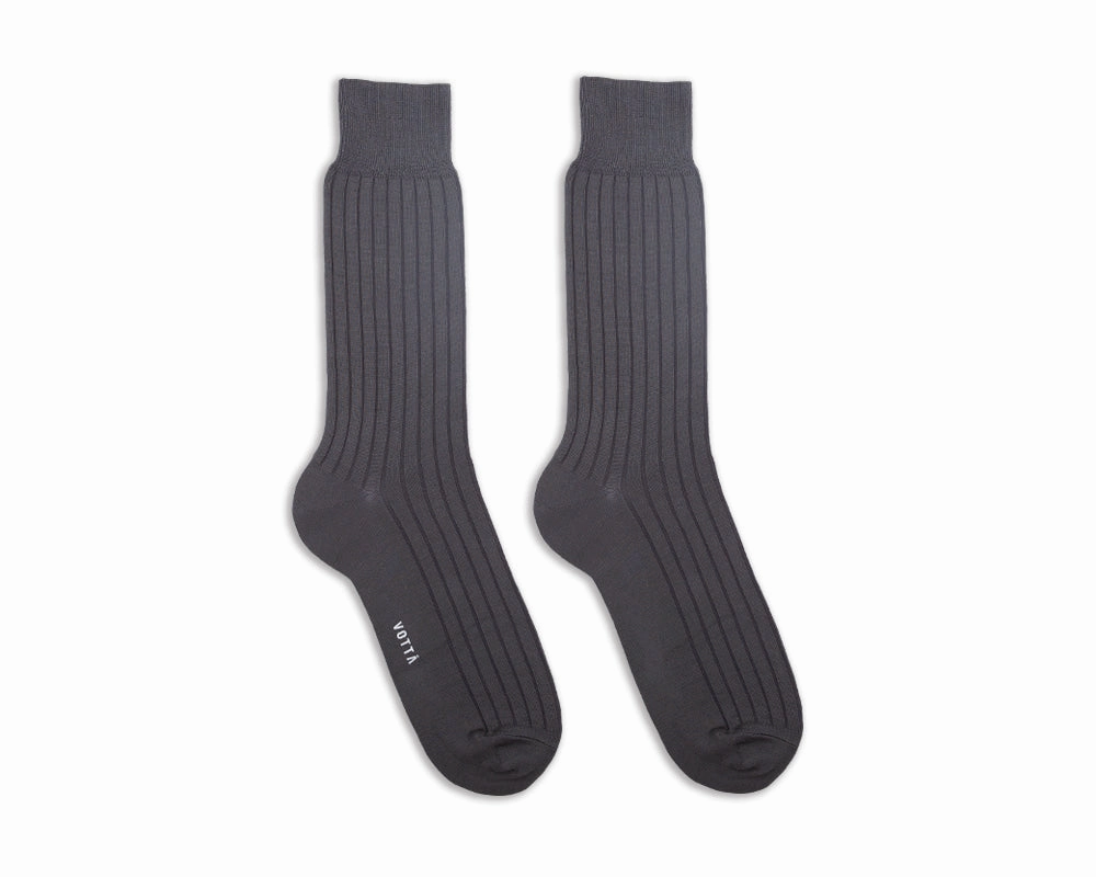 Men's Ribbed Socks - Periscope