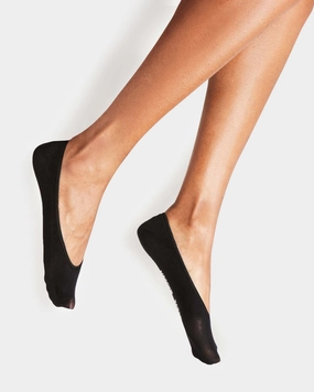 NO-SLIP FOOTIES BLACK