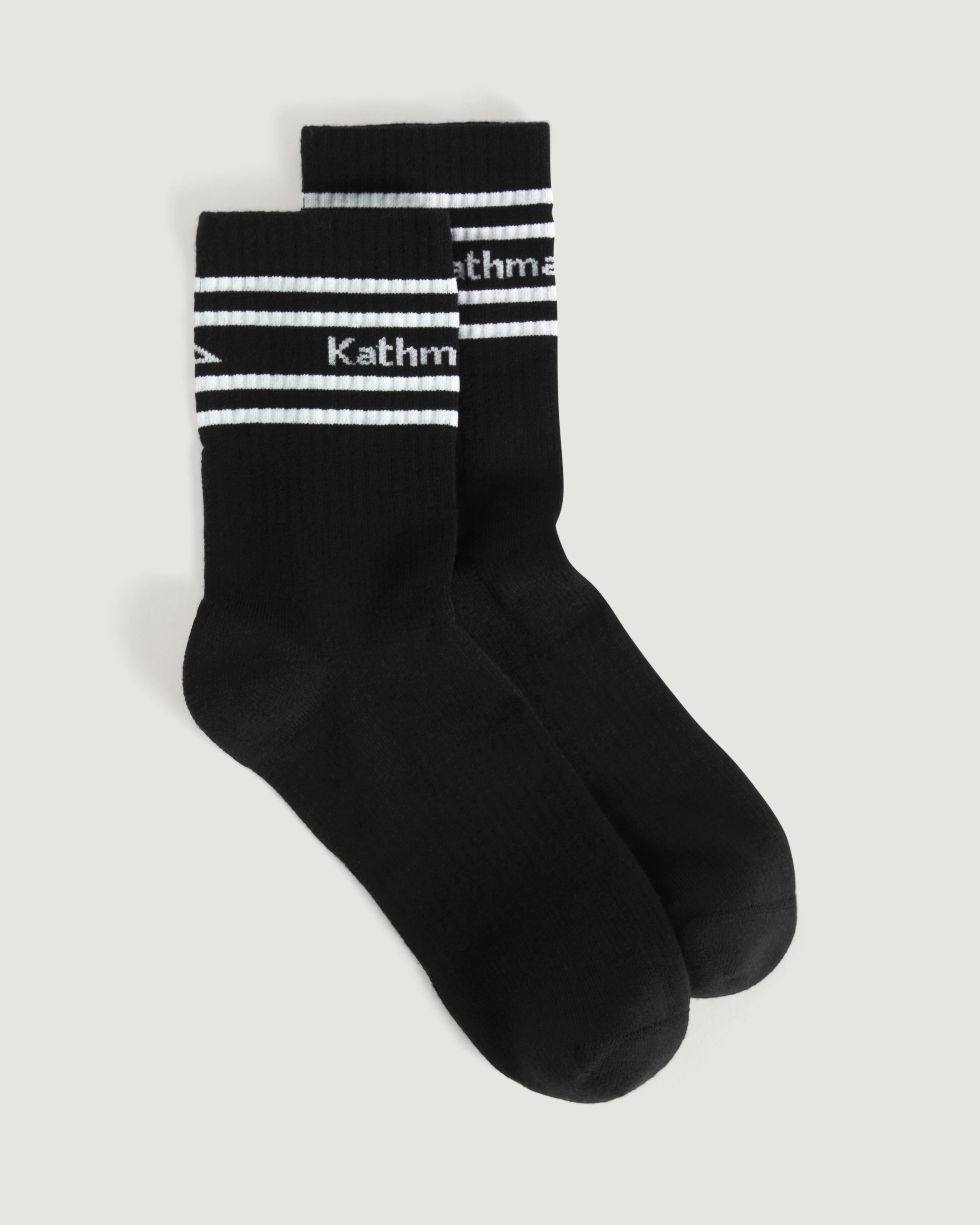 NuYarn Unisex Tube Socks - Black