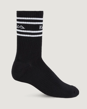 NuYarn Unisex Tube Socks - Black
