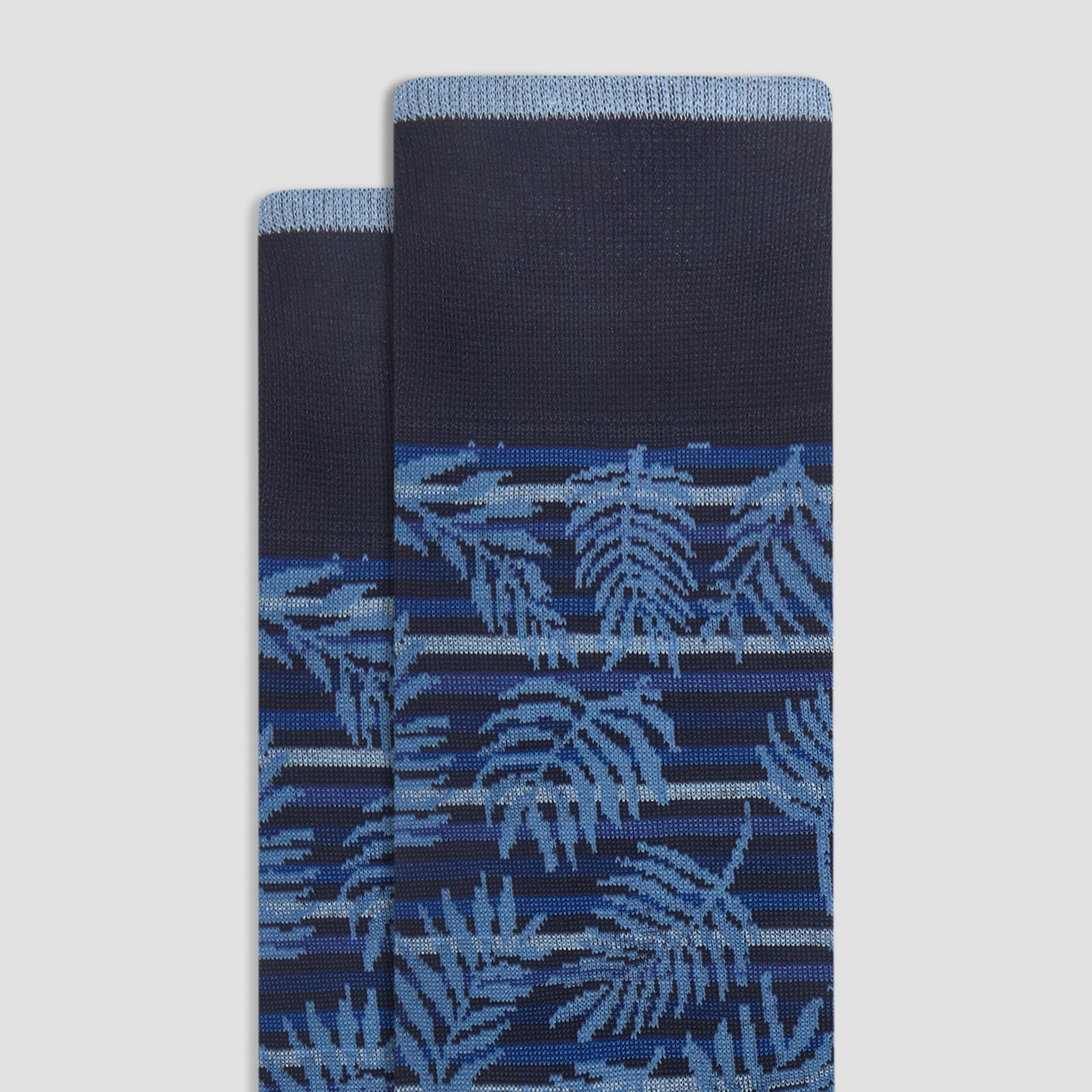 Palm Leaf Mid-Calf Socks