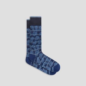 Palm Leaf Mid-Calf Socks