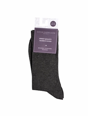 Plain Bamboo Socks Black