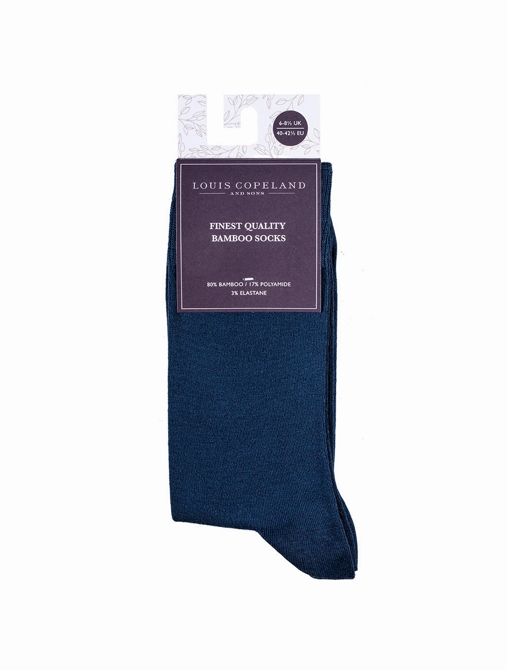 Plain Bamboo Socks Black