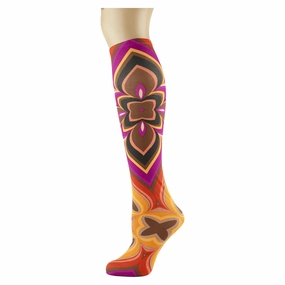 Prism Flower Adult Knee Highs