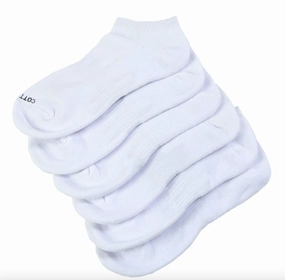 Rich Cotton Dri-Fit No-Show Socks White