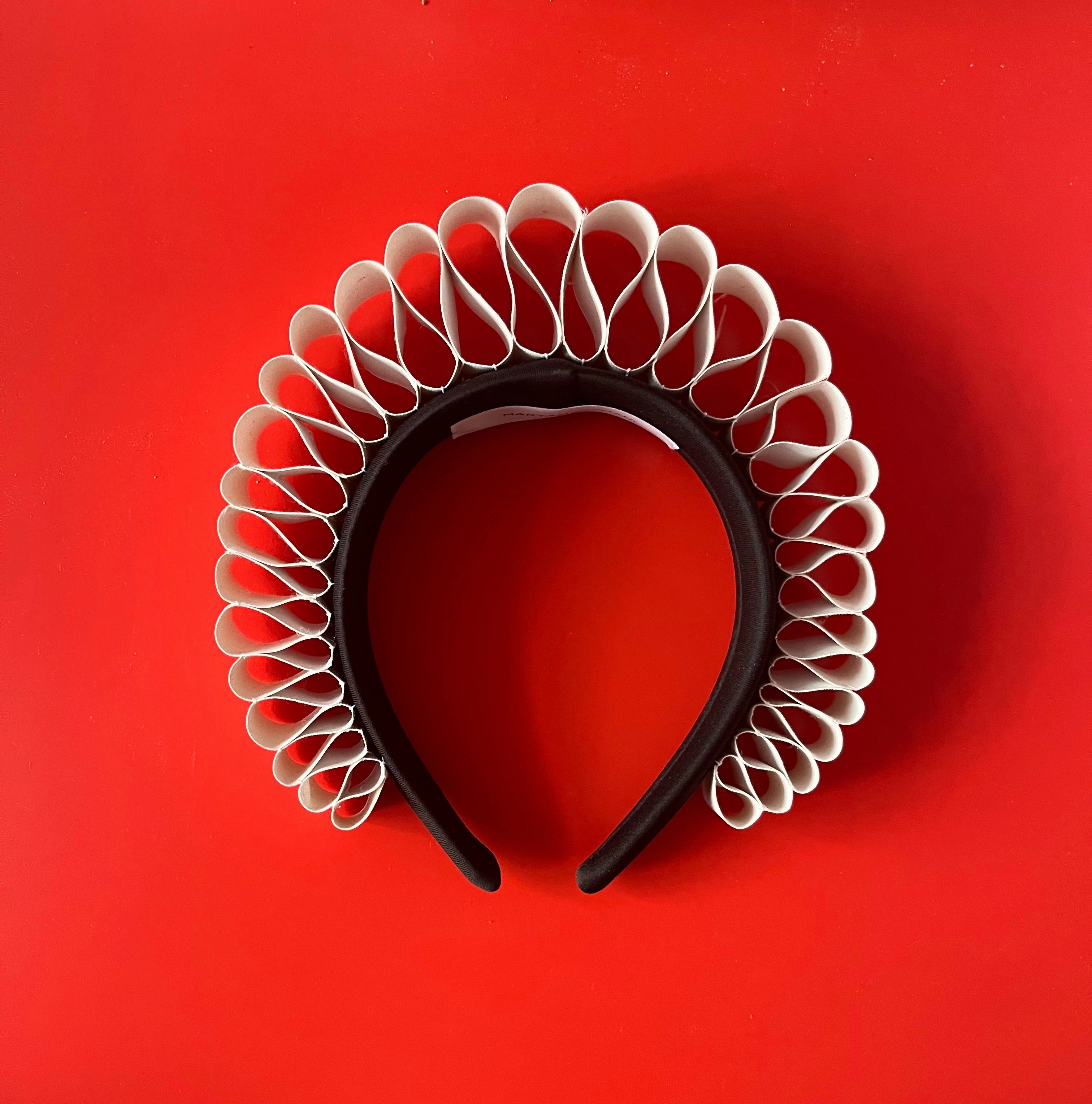 Ruffle headpiece