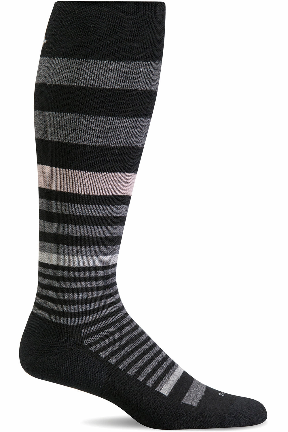 Sockwell Women's Orbital Stripe Graduated Compression Sock