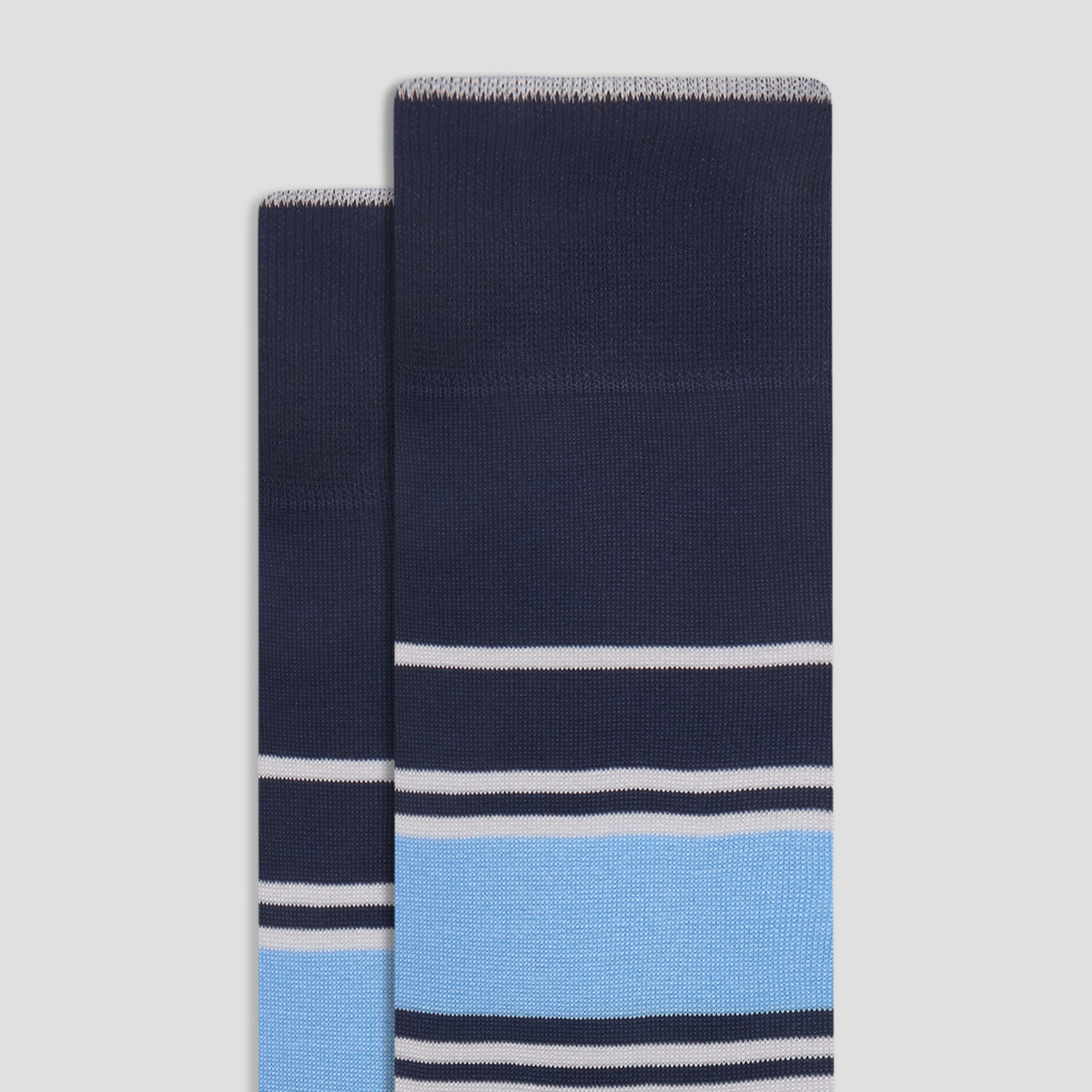 Striped Mid-Calf Socks