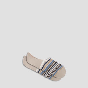 Striped No-Show Socks