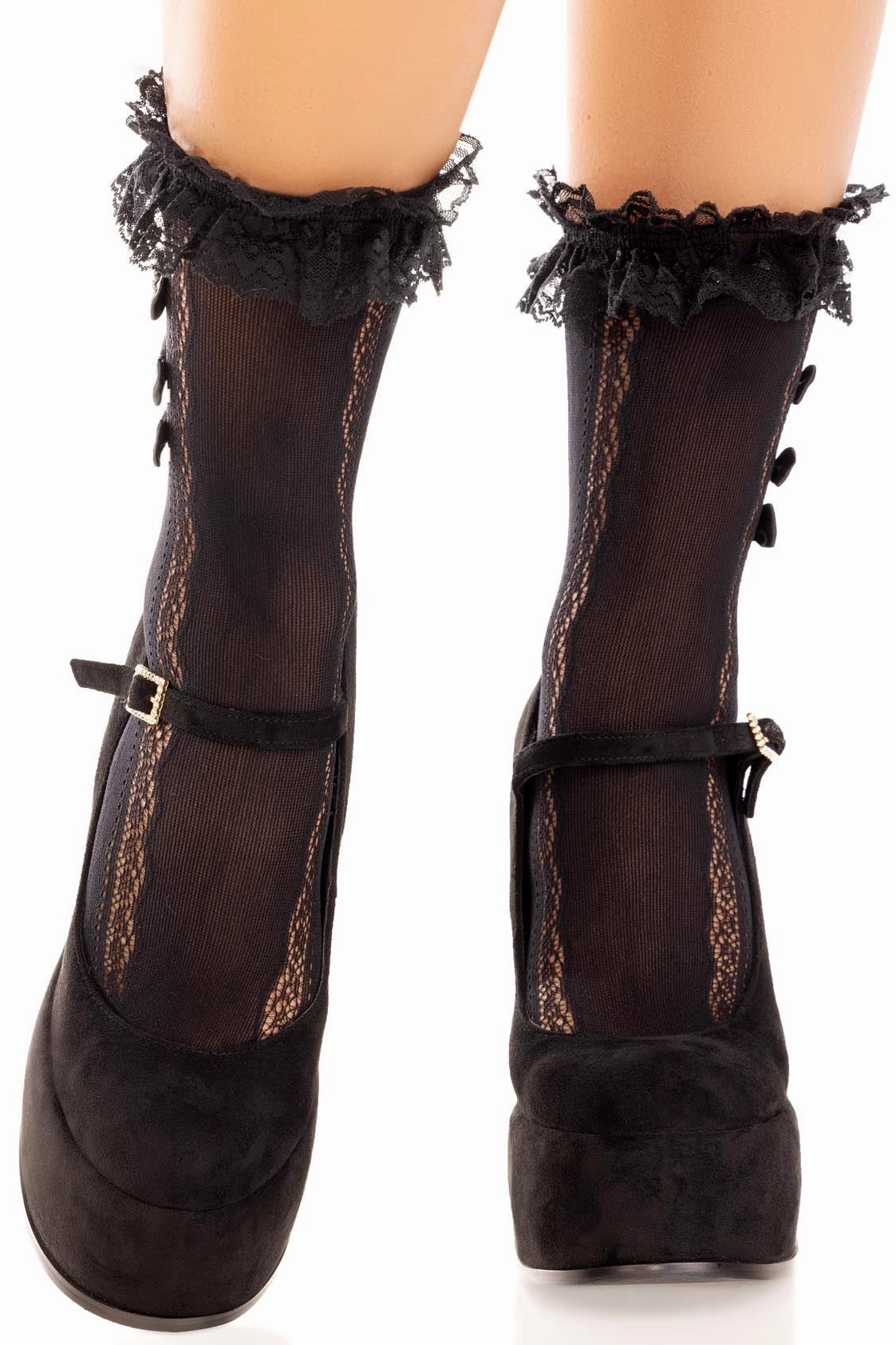 Sweetheart Lace Ankle Socks