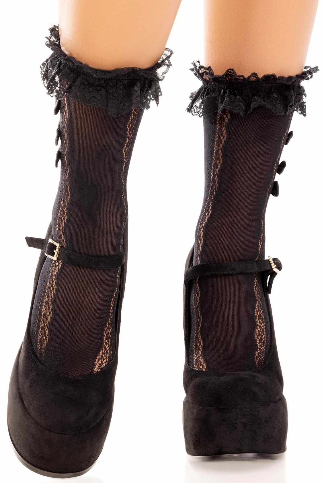 Sweetheart Lace Ankle Socks