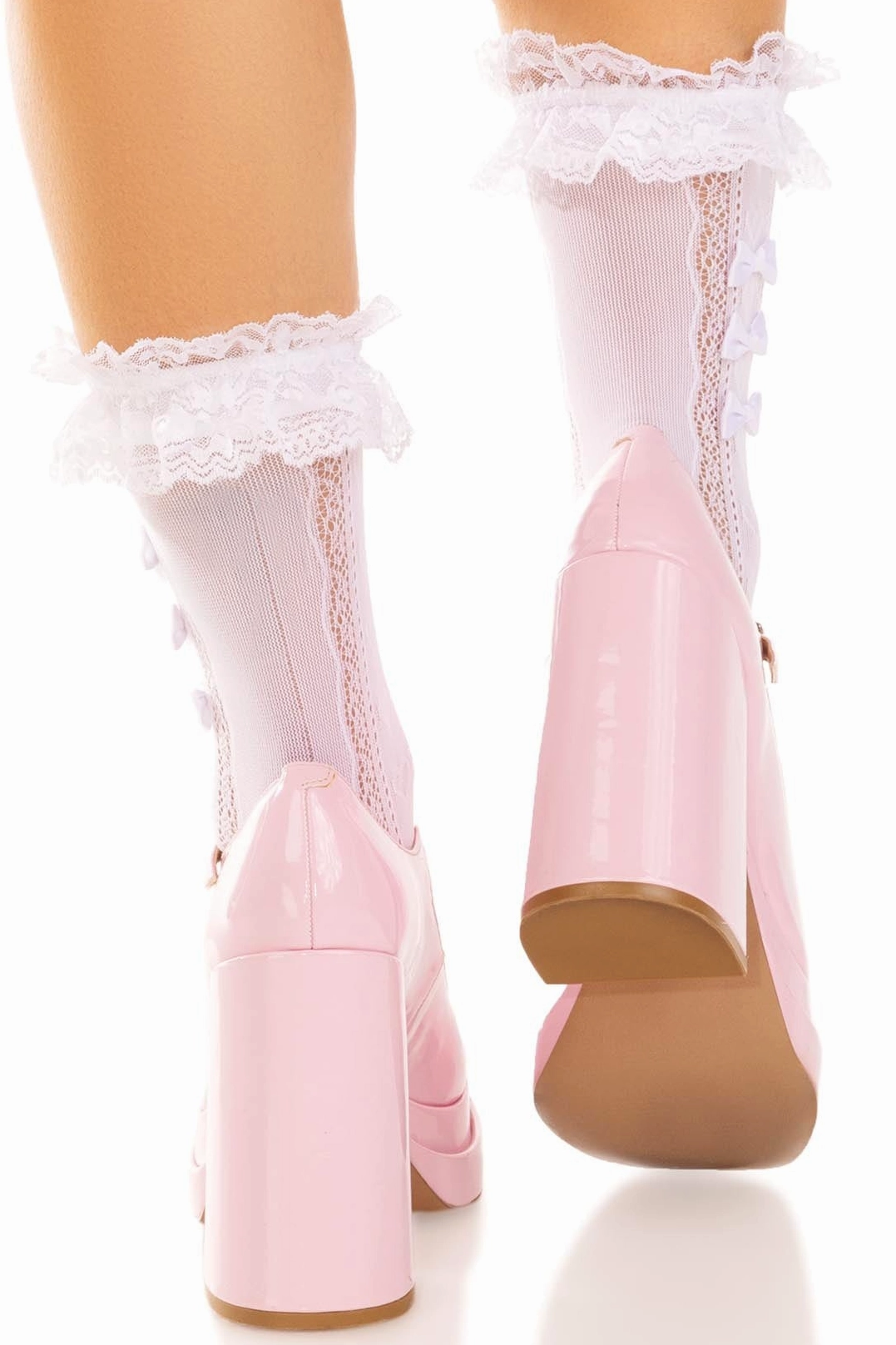 Sweetheart Lace Ankle Socks