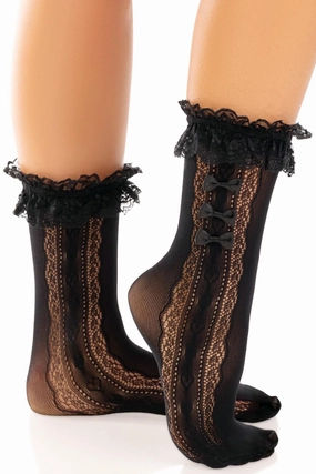 Sweetheart Lace Ankle Socks