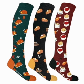 Thanksgiving Compression Socks (3-Pairs)