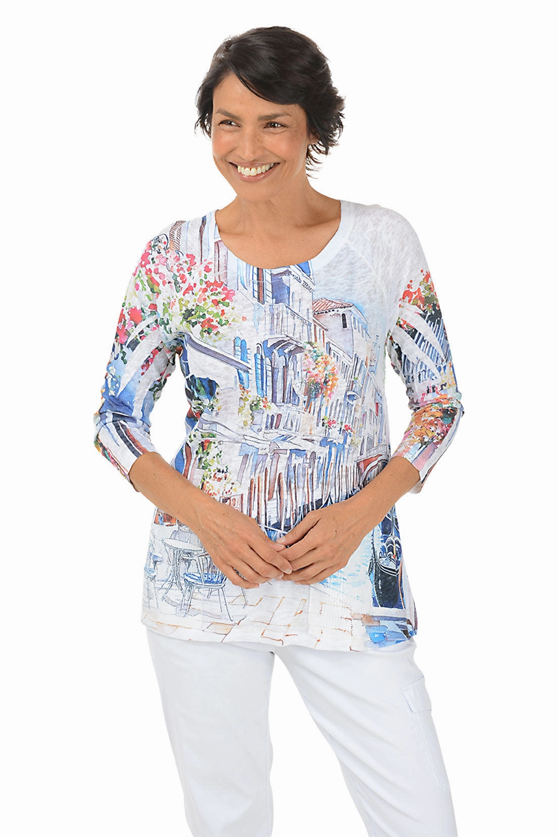 Venice Sequin Pocket Knit Top