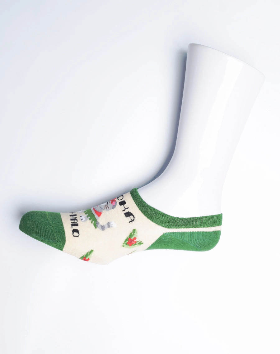 Women's Aloha Meowhalo Cat No Show Socks