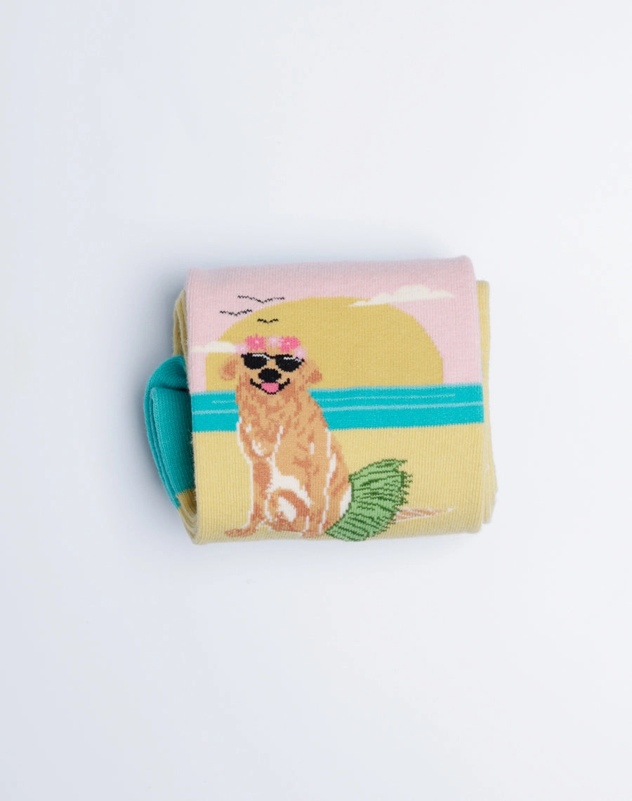 Women's Beach Dog Crew Socks