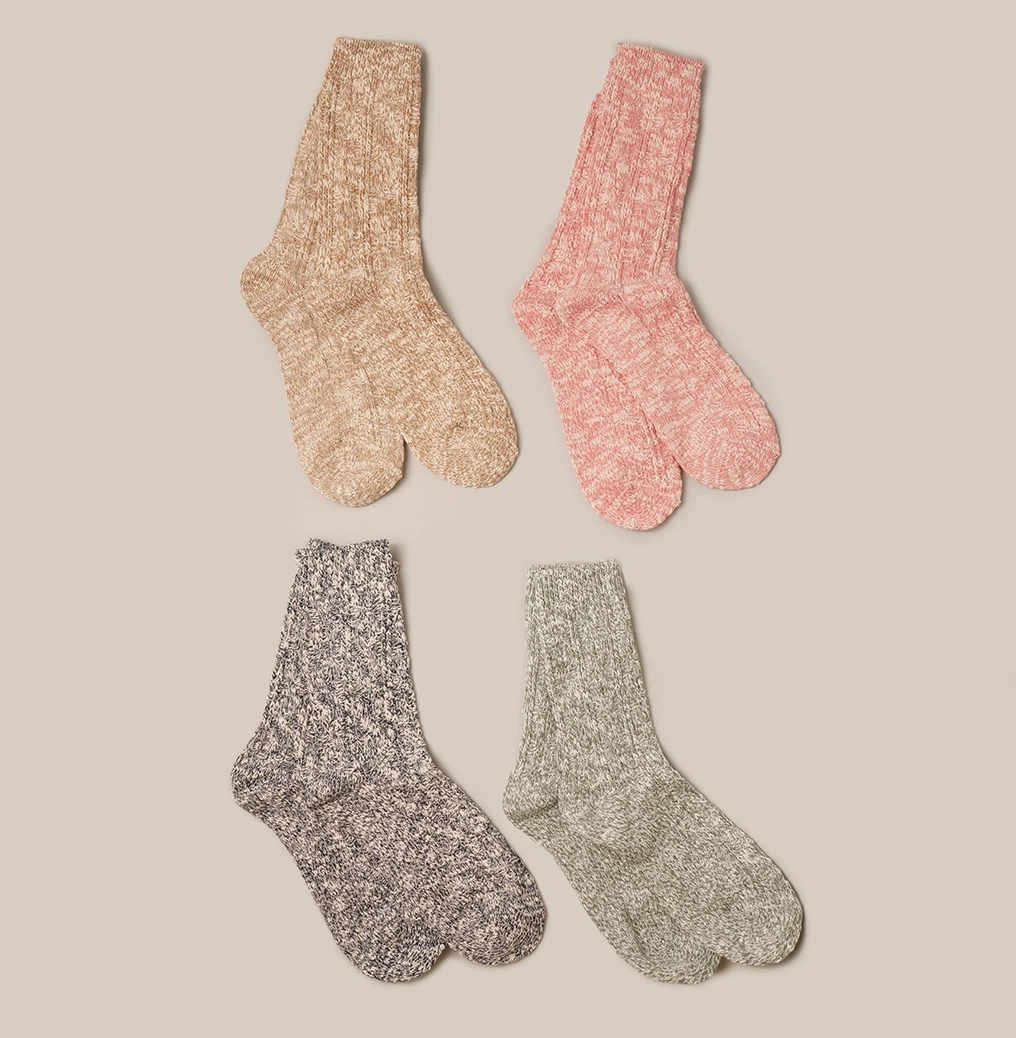 Women's Cotton Blend Crew Length Socks - Part 2 - Final Sale**