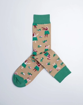 Women's Flower Dancer Hula Crew Socks