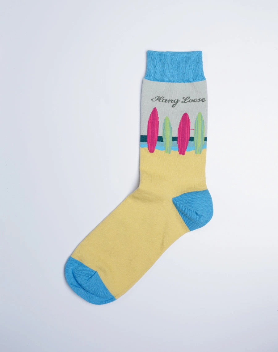Women's Hang Loose & Surf Crew Socks