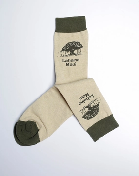 Women's Lahaina Banyan Tree Maui Crew Socks