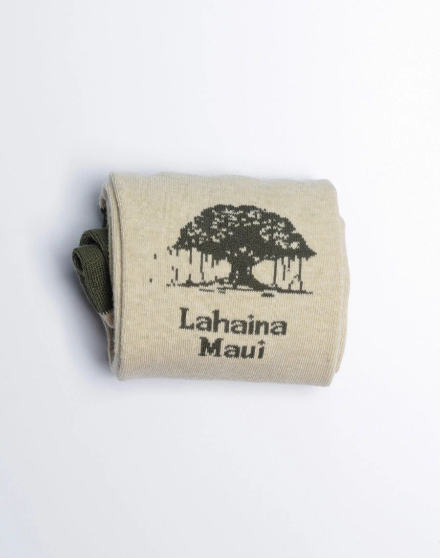 Women's Lahaina Banyan Tree Maui Crew Socks