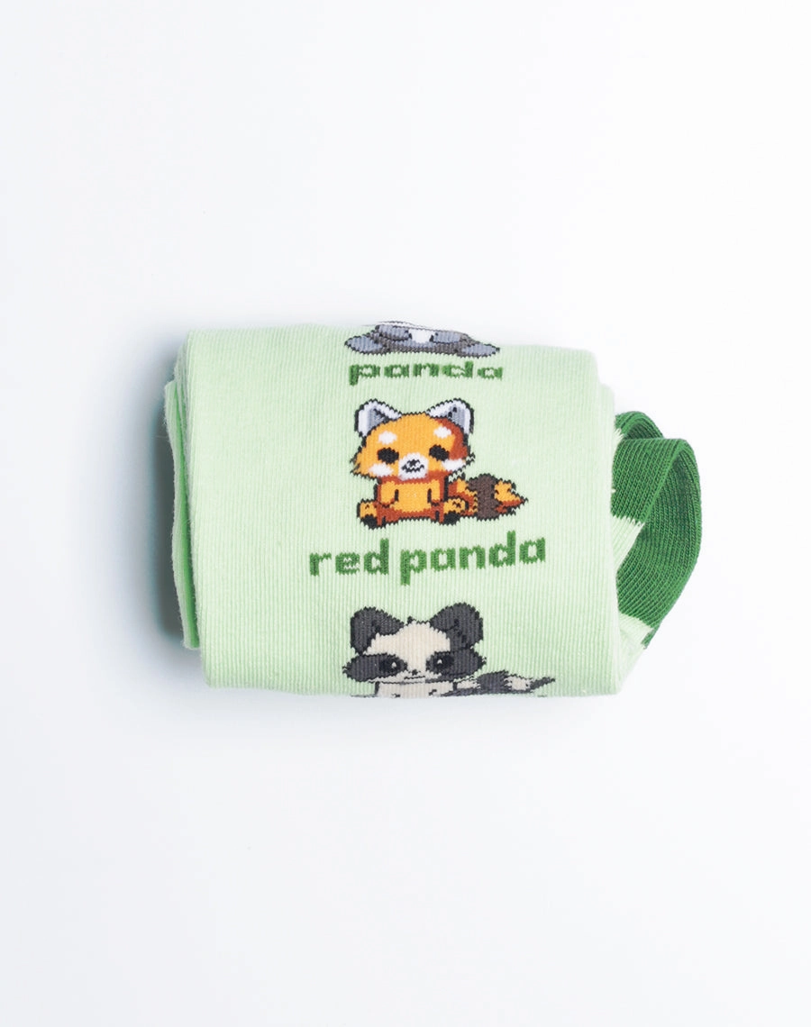 Women's Trash Panda Raccoon Crew Socks